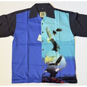 DAVID‎ CAREY National Wildlife Federation - Men's Shirt Bald Eagle - X-Large NEW